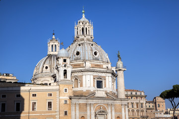 Fototapeta na wymiar Santa Maria di Loreto. Roma (Rome), Italy