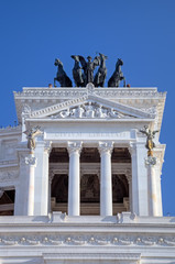 The Monumento Nazionale a Vittorio Emanuele II. Roma, Italy