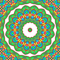 Colored mandala