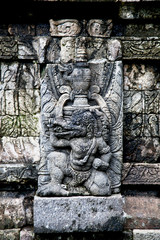 Stone craft in Candi Kidal Temple  near by Malang, east Java