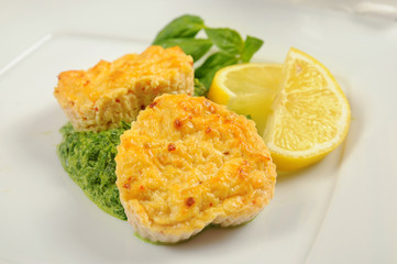 Fishcakes with lemon