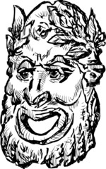 classical drama mask