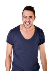 Fototapeta premium casual boy killer expression