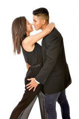 lovely couple dance tango