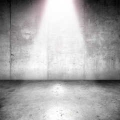 Zementierter Raum