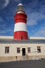 Cape Agulhas Lighthouse 1848 in South Africa