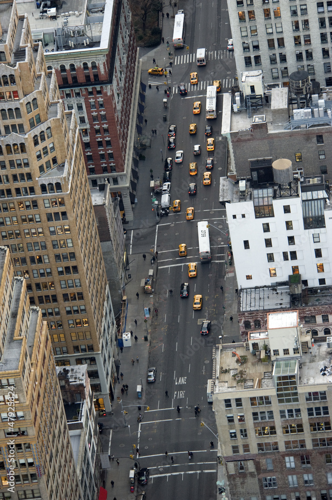 Wall mural new york traffic