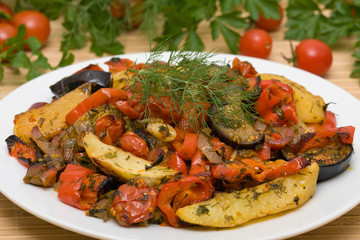 Roasted vegetables