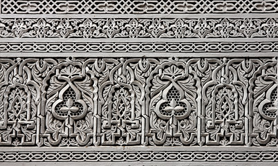 Detail from building in Rabat, Morocco