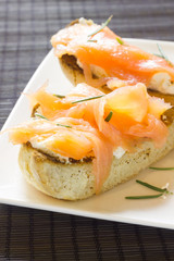 Smoked salmon