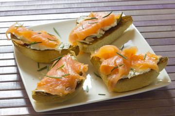Smoked salmon