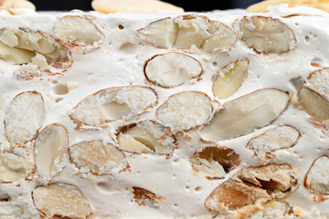 sardinian artisanal nougat whit almonds