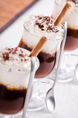 Three Hot Chocolate With Cream