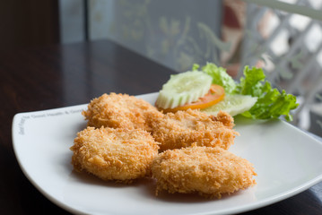 Fried shrimp cake
