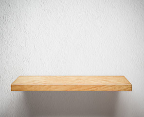 Metal empty shelves background