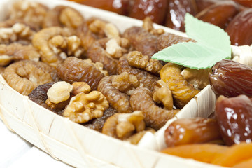 Nuts foreground
