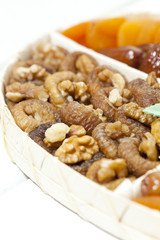 Nuts foreground