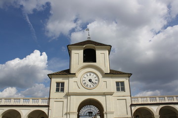 View of Venaria Royal Palace entrance (Turin, Piemonte Italy)