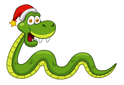 illustration of Cartoon snake