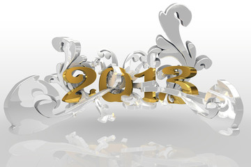 2013 Text Schriftzug