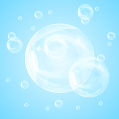 Bubbles blue