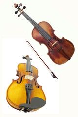 Fototapeta na wymiar violoncello and violin