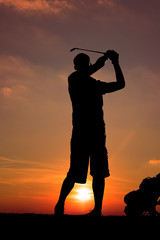 golfer silhouette