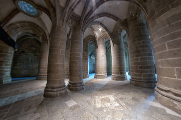 Abbaye Du Mont-Saint-Michel - Crypte Des Gros Piliers