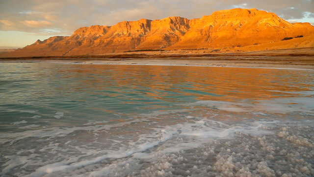 Dead Sea coastline. Israel