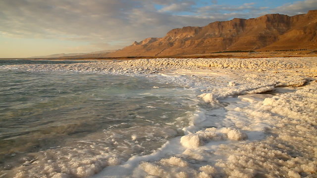 Dead Sea coastline. Israel