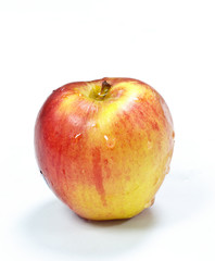Apple on a white background