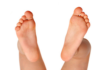 child's feet