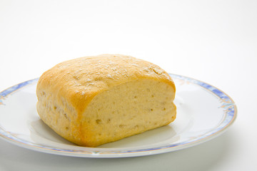 Obraz premium Brown bread roll