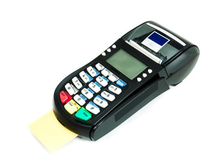 Obraz premium credit card machine