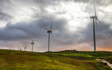 Windmills and Sunrise