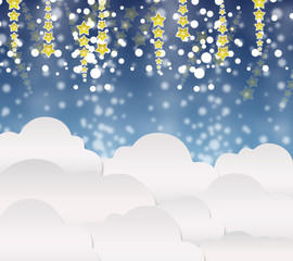 Christmas Background blue Abstract