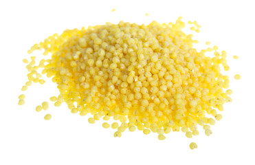 scoop of hulled millet