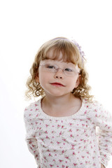 portrait of preteen girl