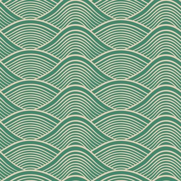 japanese seamless ocean wave pattern