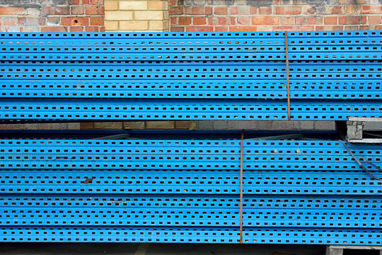 Stacked industrial material