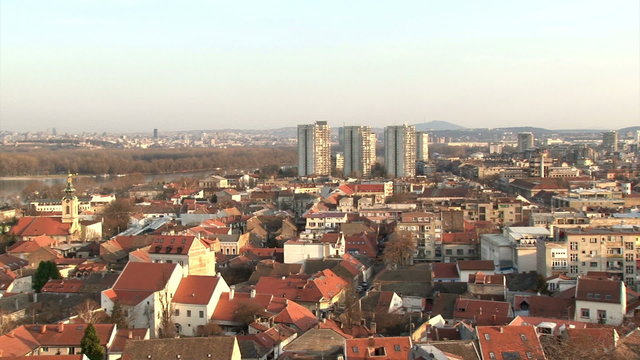 Belgrade, Zemun, pan right