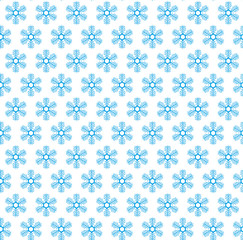 Snow flake seamless pattern
