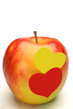 apple and heart
