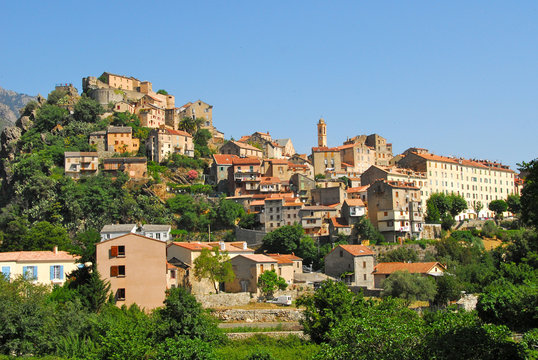village de Corte, Corse