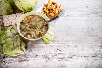 Salad soup