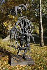 Skulptur Schauspieler im Skulpturenpark Rietberg