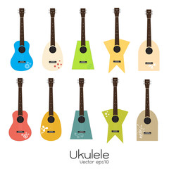 Naklejka premium Ukulele