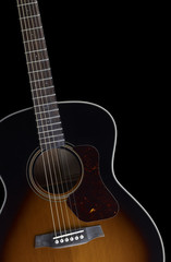 Obraz na płótnie Canvas Acoustic Guitar szczegół