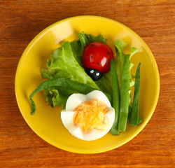 fun food for kids isolated on white