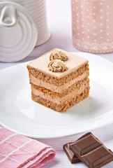 cream chocolate cake sweet food dessert